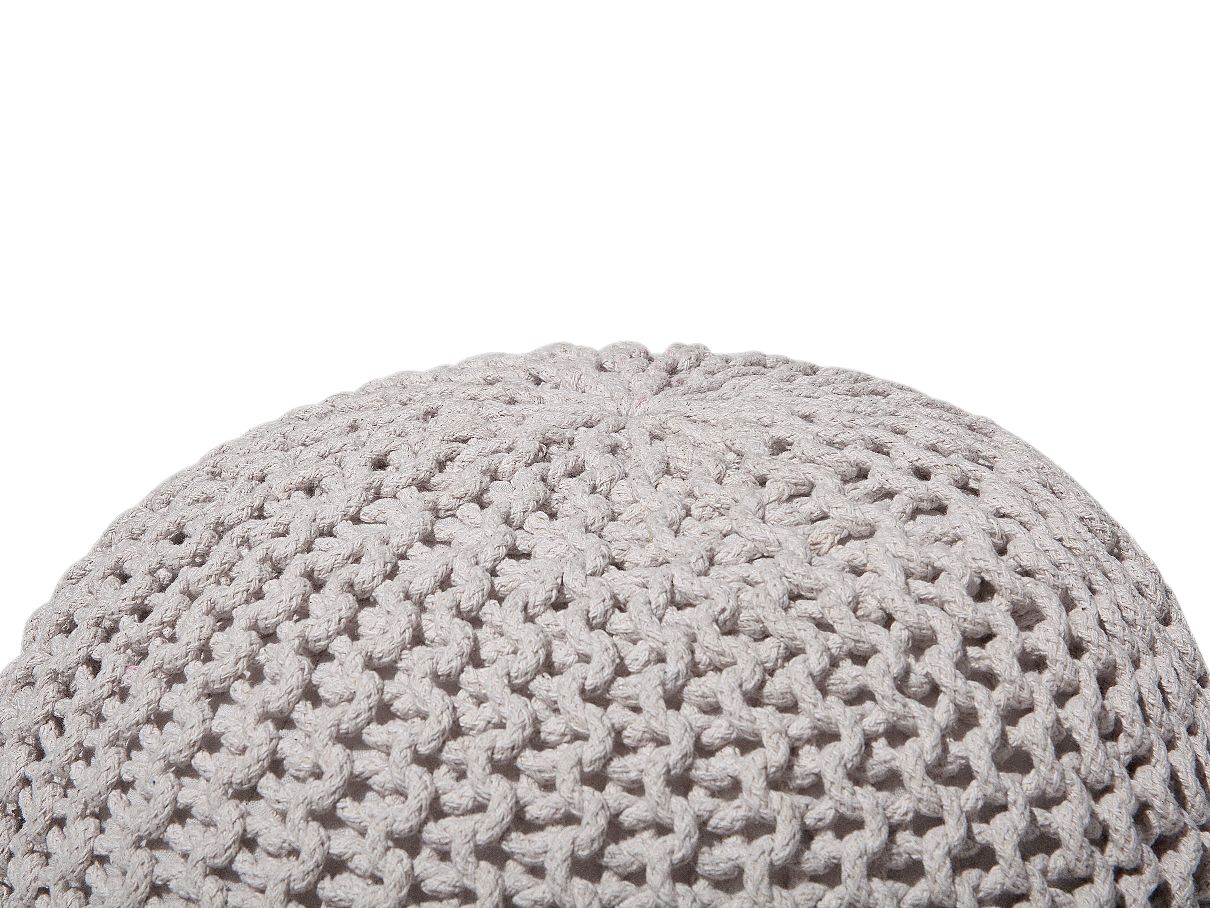 Puf 40 x 25 cm jasnoszary CONRAD