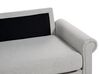 2 Seater Fabric Sofa Light Grey GINNERUP_894793