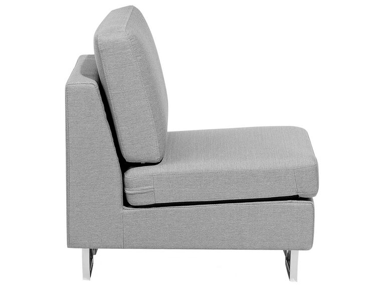 Left Hand Corner Fabric Sofa Light Grey STOCKHOLM Beliani.co.uk