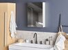 Bathroom Wall Mounted Mirror Cabinet White 40 x 60 cm PRIMAVERA_785528
