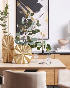 Koristemaljakko keraaminen kulta 25 cm AELIA Koristemaljakko keraaminen kulta 25 cm AELIA