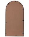 Wall Mirror with Shelf 40 x 67 cm Black and Copper DOMME_837875