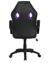Chaise de bureau en cuir PU violet FIGHTER_677326