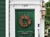 Věnec na dveře ø 50 cm růžovo zelený GUANCHA_798292