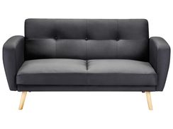 2-istuttava vuodesohva kangas musta FLORLI 2-istuttava vuodesohva kangas musta FLORLI