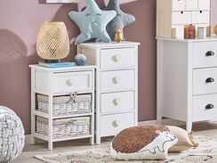 Lipasto 4 laatikkoa valkoinen ZALAN Lipasto 4 laatikkoa valkoinen ZALAN