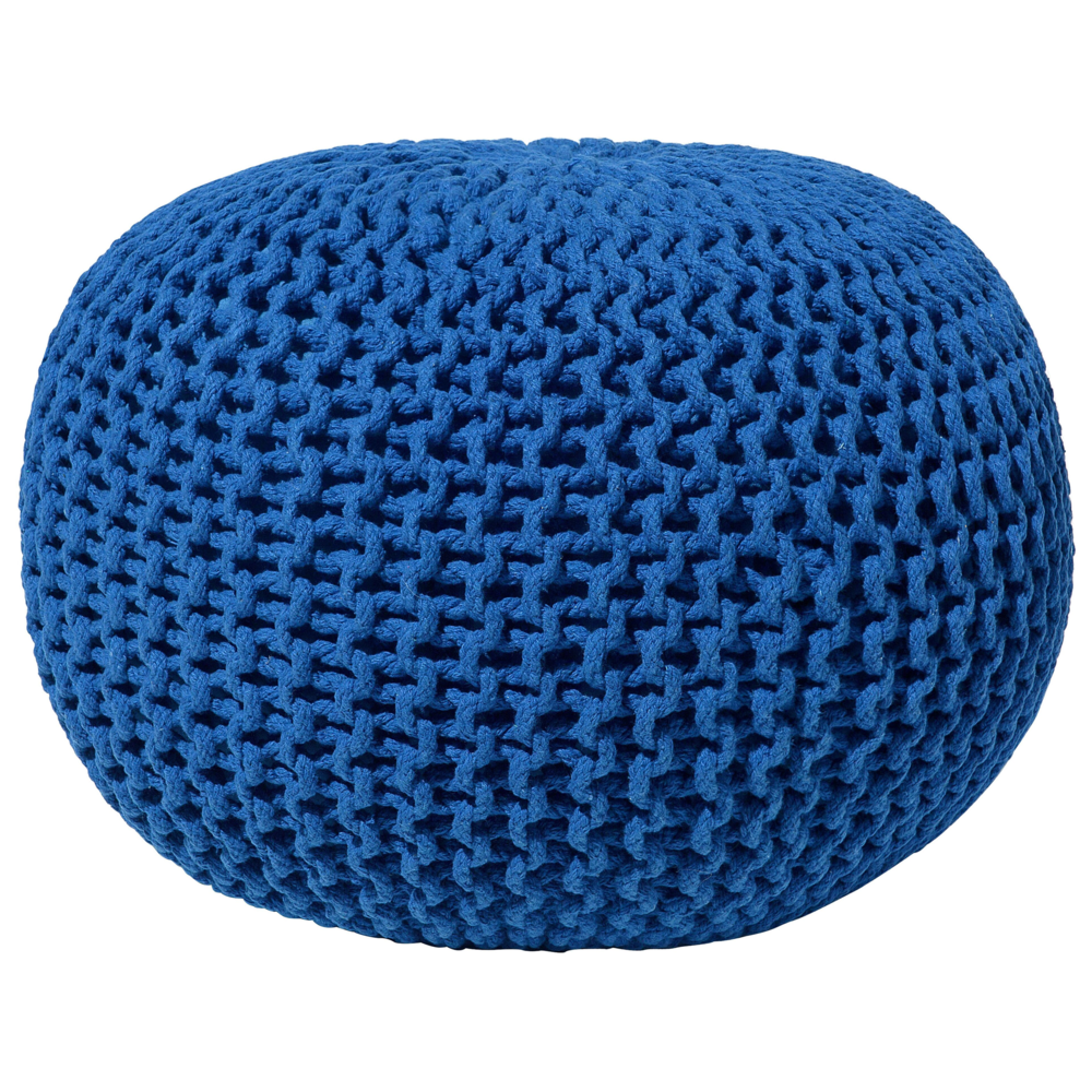 Puf 50 x 35 cm ciemnoniebieski CONRAD