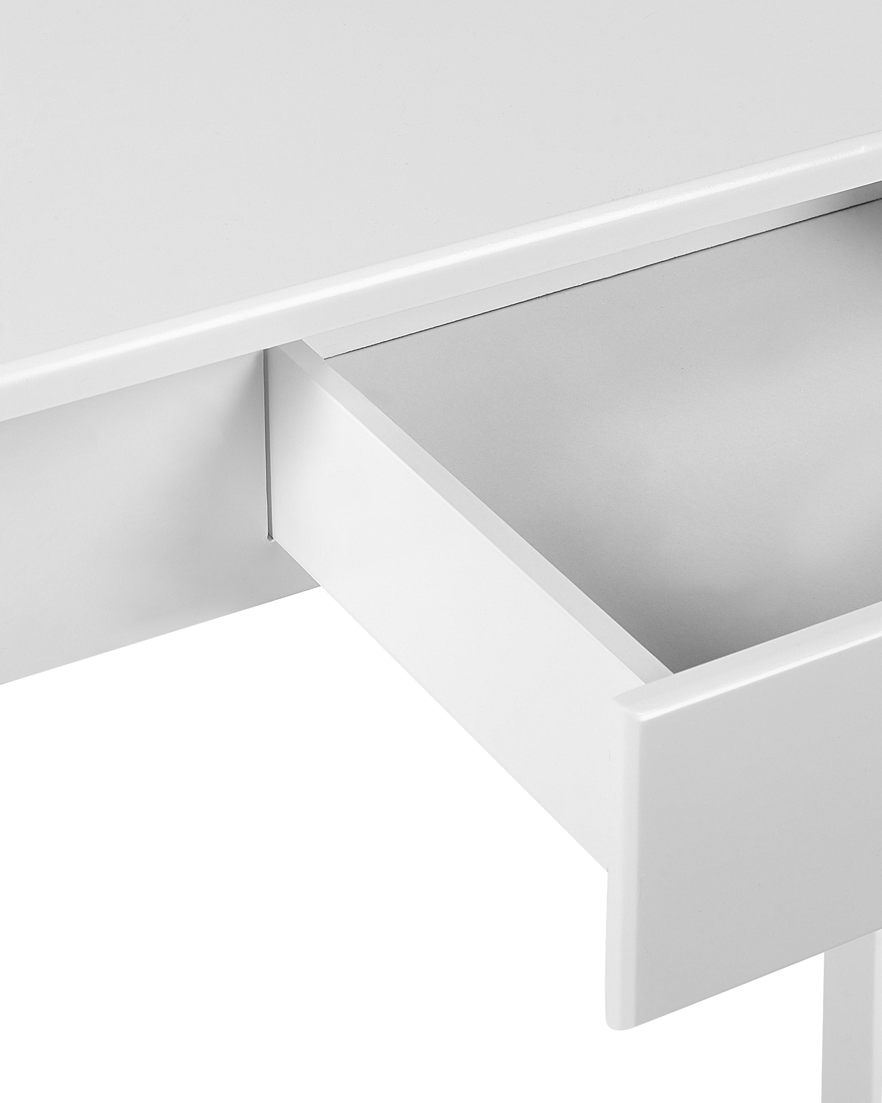 1 Drawer Console Table White ALBIA_848827