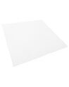 Vloerkleed polyester wit 200 x 200 cm DEMRE_806190