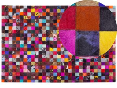 Vloerkleed patchwork meerkleurig 200 x 300 cm ENNE