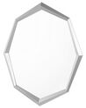 Octagonal Wall Mirror 91 x 66 cm Silver OENO_748470