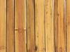 Tavolo da giardino con ombrellone legno di bambù chiaro 245 cm MOLISE_839876