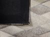 Šedobílý kožený koberec MALDAN 160 x 230 cm_742835