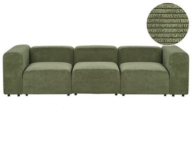 3-Sitzer Sofa Cord grün FALSTERBO