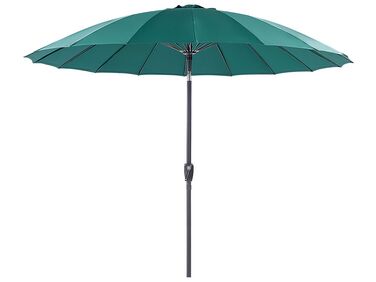 Parasol de jardin ⌀ 2.55 m vert émeraude BAIA