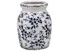 Vase 18 cm hvit/blå AMIDA_810659