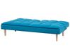 Fabric Sofa Bed Blue SILJAN_702045