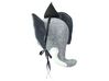 Plush Animal Head Wall Décor Elephant Grey BADOU_848227