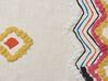Manta decorativa em algodão multicolor 130 x 180 cm MORENA_829297