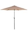 Aurinkovarjo hiekanruskea ⌀ 270 cm VARESE_813378