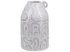 Vaso decorativo gres porcellanato grigio chiaro 22 cm ALALIA_810649