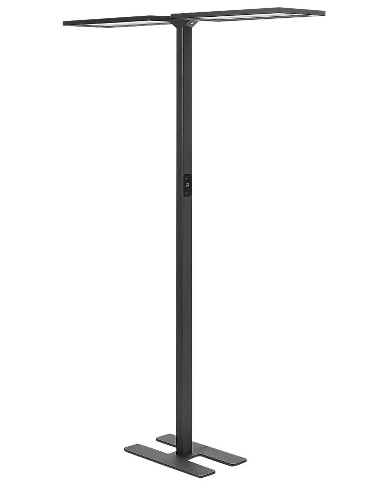 Lampa podłogowa LED metalowa czarna SCULPTOR_868787