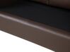 Soffa 2-sits läder brun HELSINKI_740871