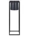 Doniczka na stojaku metalowa 15 x 15 x 50 cm czarna IDRA_804755