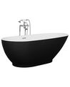 Fekete és fehér szabadon álló fürdőkád 173 x 82 cm GUIANA_717517