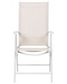 Set di 6 sedie da giardino alluminio beige CATANIA_884037