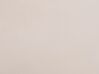 Polsterbett Samtstoff beige 180 x 200 cm Lattenrost FLAYAT_834271