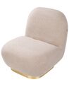 Boucle Armless Chair Beige LOVIISA_899146