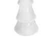 Fehér Karácsonyfák Üvegből Háromdarabos Szettben LED Világítással KIERINKI_787476