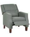 Fabric Recliner Chair Green EGERSUND_896489