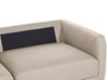 3 Seater Fabric Sofa Beige SIGTUNA_897704