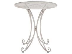 Metallinen terassipöytä harmaa CILENTO Metallinen terassipöytä harmaa CILENTO