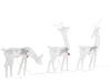 Outdoor LED Decoration Reindeers 92 cm White ANGELI_812414