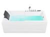 Left Hand Whirlpool Bath with LED 1690 x 810 mm White ARTEMISA_821368