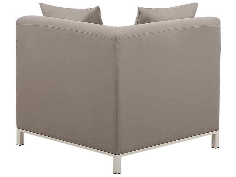 5 Seater Garden Corner Sofa Set Beige BELIZE Beliani.co.uk