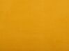 Mesa de noche de terciopelo amarillo mostaza/dorado 46 x 38 cm FLAYAT_767971