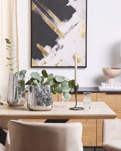 Koristemaljakko keraaminen hopea 20 cm CIRTA