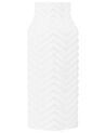 Koristemaljakko kivitavara valkoinen 32 cm XANTHOS_742394
