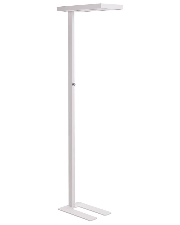 Candeeiro LED de pé em metal branco 197 cm TAURUS_869693