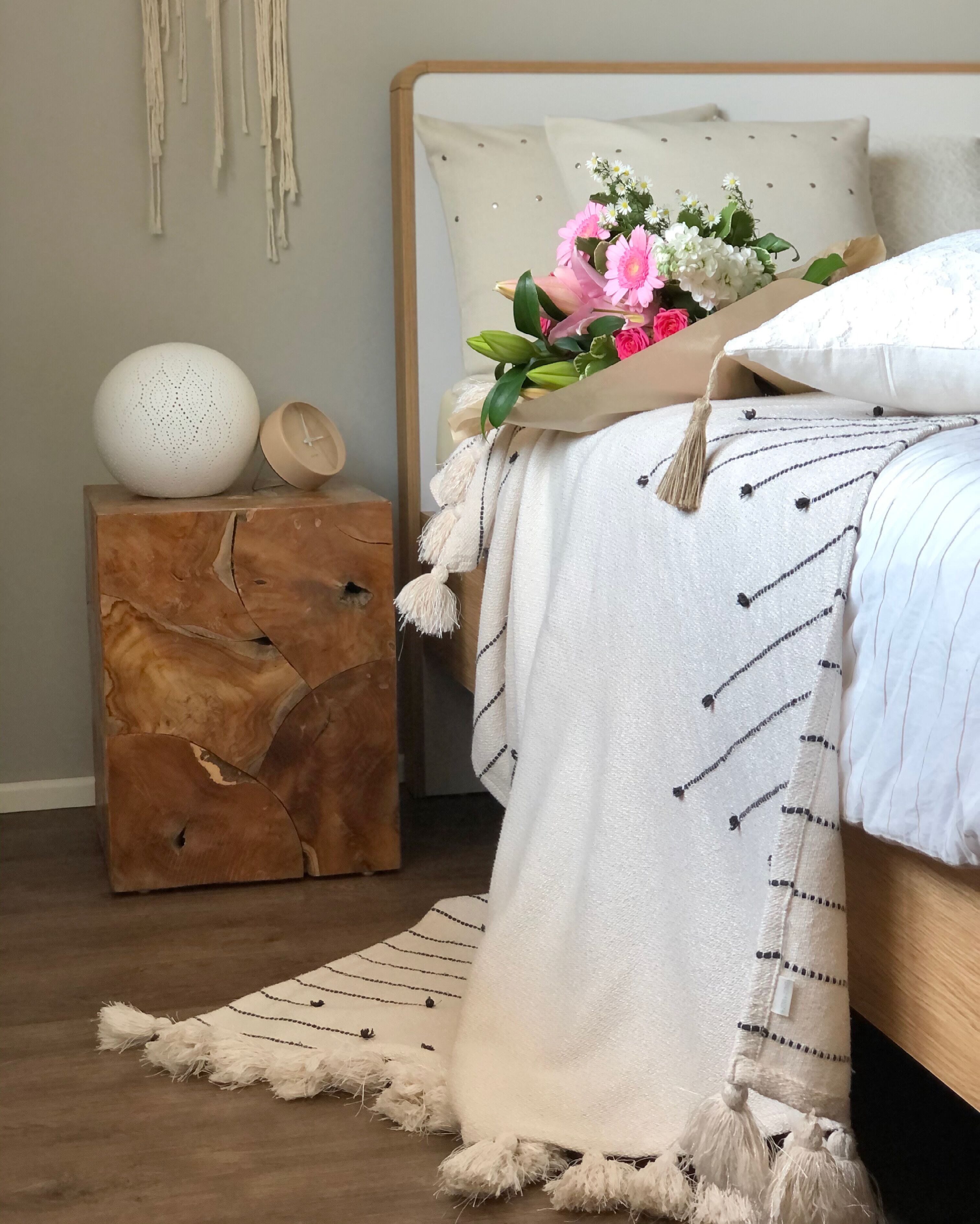 NUYECY Set di 2 federe per cuscini in stile boho, 24 x 24, beige giallo NUYECY Set di 2 federe per cuscini in stile boho, 24 x 24, beige giallo