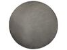 Alfombra de viscosa gris oscuro ⌀ 140 cm GESI II_793631