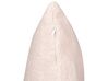 Rózsaszín buklé díszpárna kétdarabos szettben 45 x 45 cm LEUZEA_903368