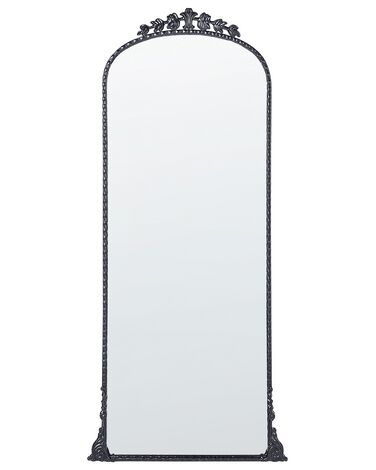Espejo de pared de metal negro 51 x 114 cm LIVRY