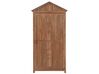 Cobertizo de madera de acacia marrón/gris 200 cm SAVOCA_772531