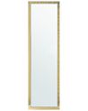 Stehspiegel gold rechteckig 40 x 140 cm BRECEY_814055