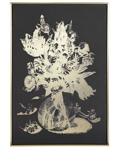 Canvas-taulu musta/kulta 63 x 93 cm ORIANO